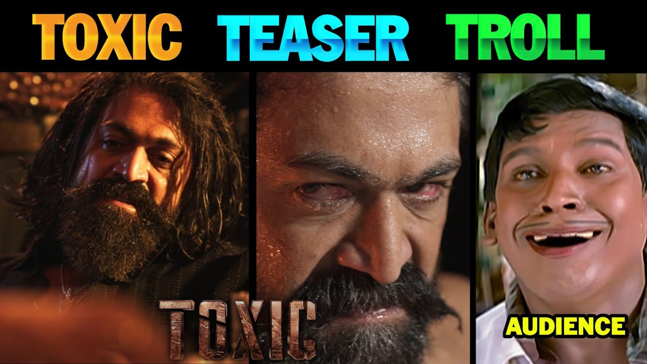 Toxic - Teaser Troll | Toxic Movie Teaser | Toxic Movie | Toxic | Lollu Facts