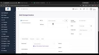 Garage Invoice Management Tutorial | Garage Management Software