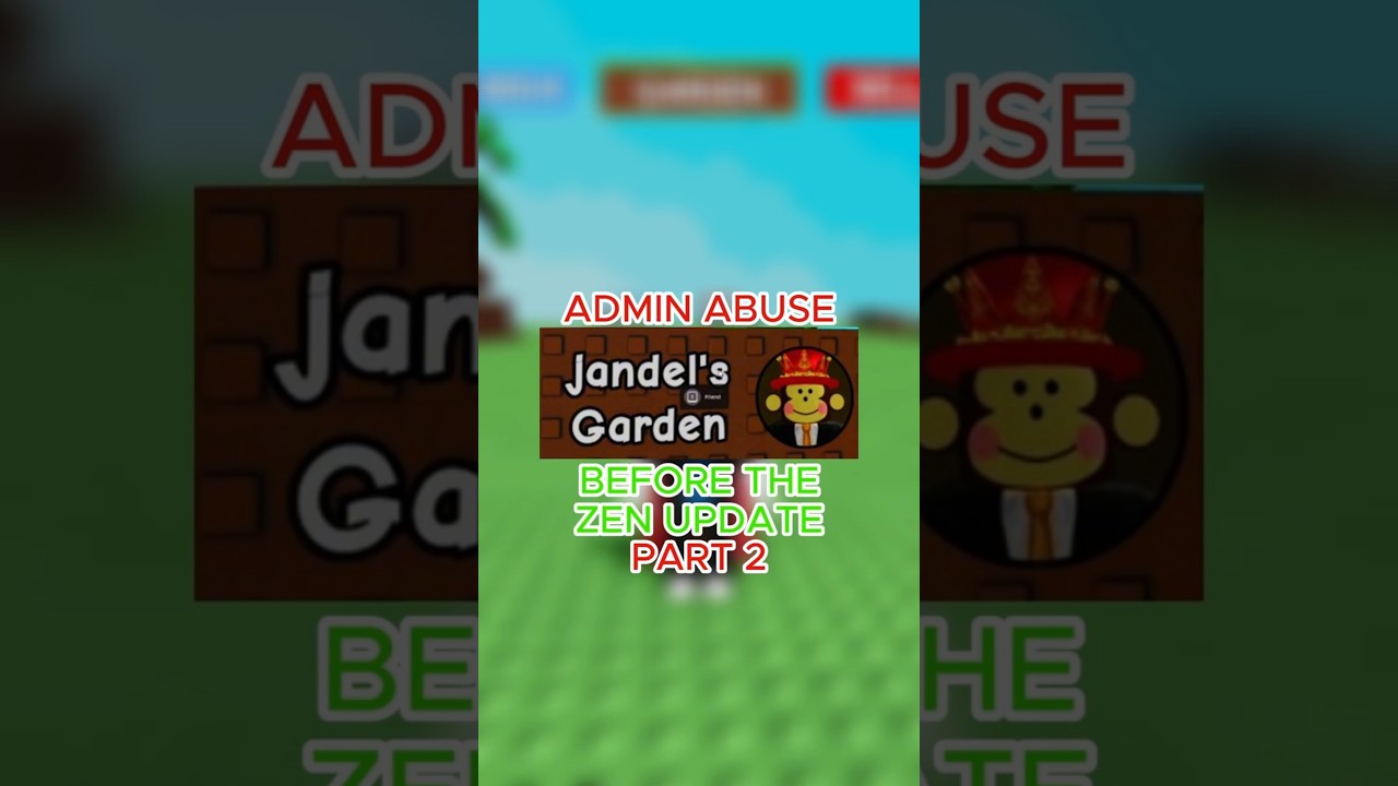 ADMIN ABUSE BEFORE THE ZEN UPDATE | GROW A GARDEN