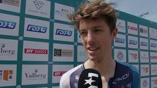 George Bennett - Interview at the start - Mercan'Tour Classic Alpes-Maritimes 2024