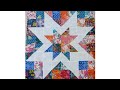 Full scrapy beautiful patchwork tutorial with the help of 3.5 inch squares and 3 inch squares