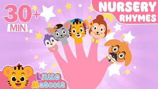 Finger Family + Head Shoulder Knees and Toes + more Little Mascots Nursery Rhymes \& Kids Songs