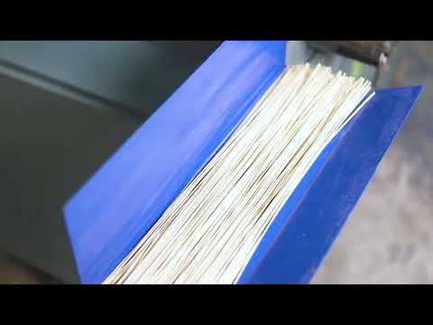 Bamboo Round Stick Making Machine - video from Prashant Bamboo