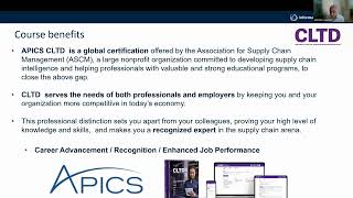 All about the APICS - Certified in Logistics, Transportation & Distribution (CLTD) Course