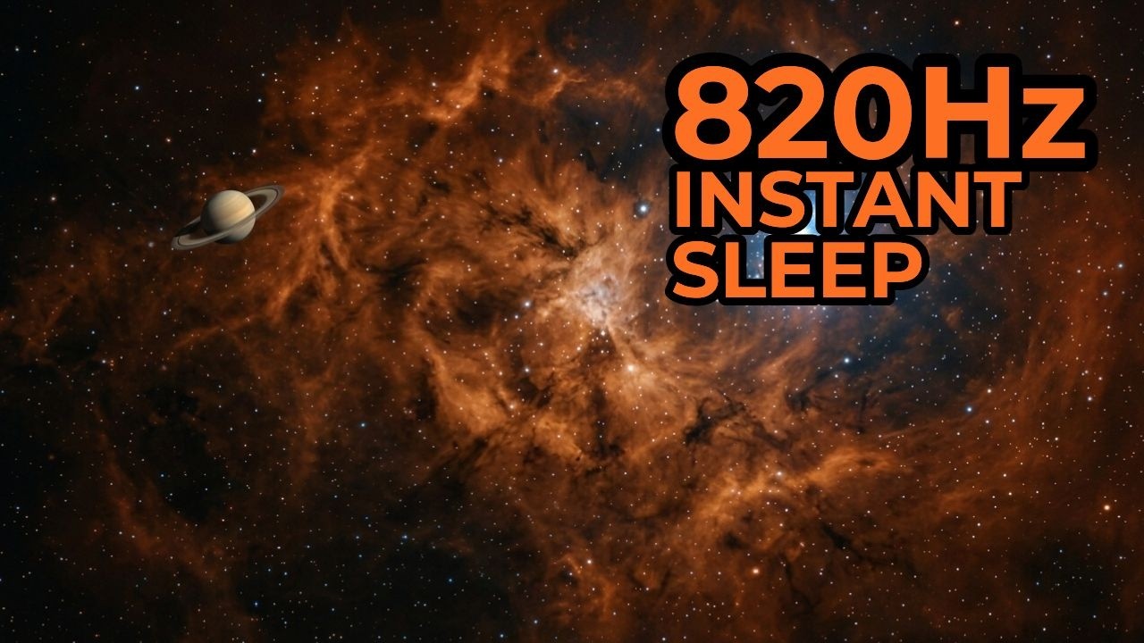 820Hz Deep Brown & Pink Noise: 10 Hours of Instant ADHD Relief & Midnight Sleep