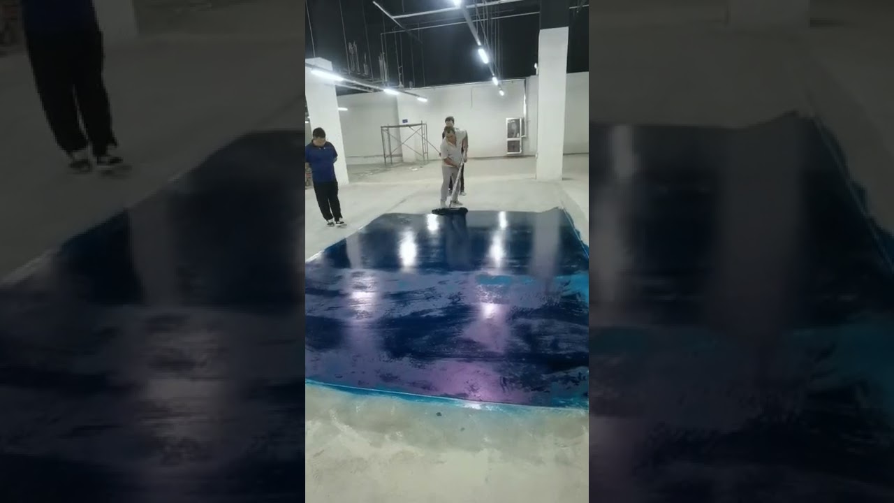 Dyeing and curing floor