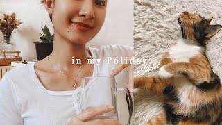 [ Poliday Vlog ] MY DAY OFF | simple Thai plant-based meal, making energy ball