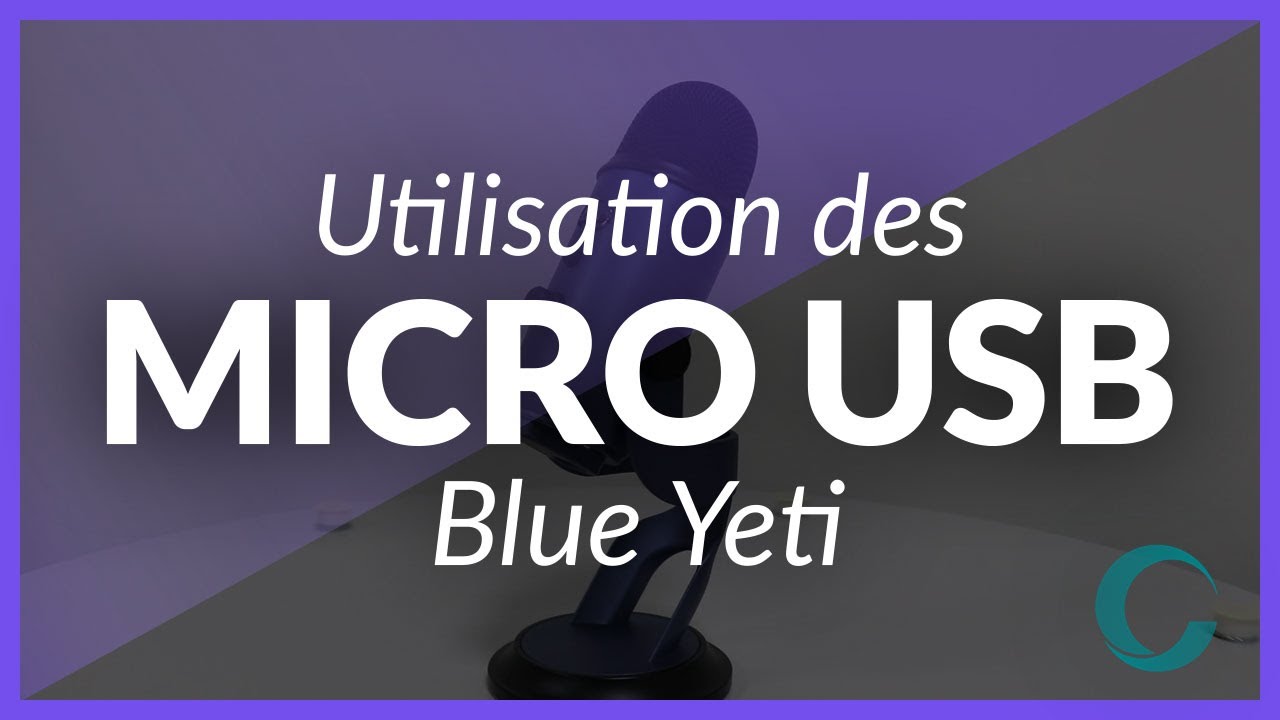 Micro USB pour vos cours synchrone - Micro USB Blue Yeti