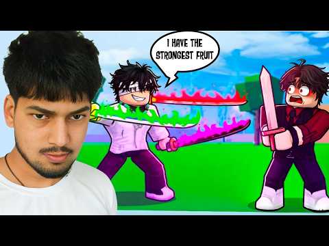I Challenged My PRO FRIEND in Blox Fruit
