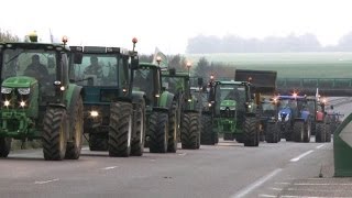 Ile-de-France: barrages des agriculteurs en colère