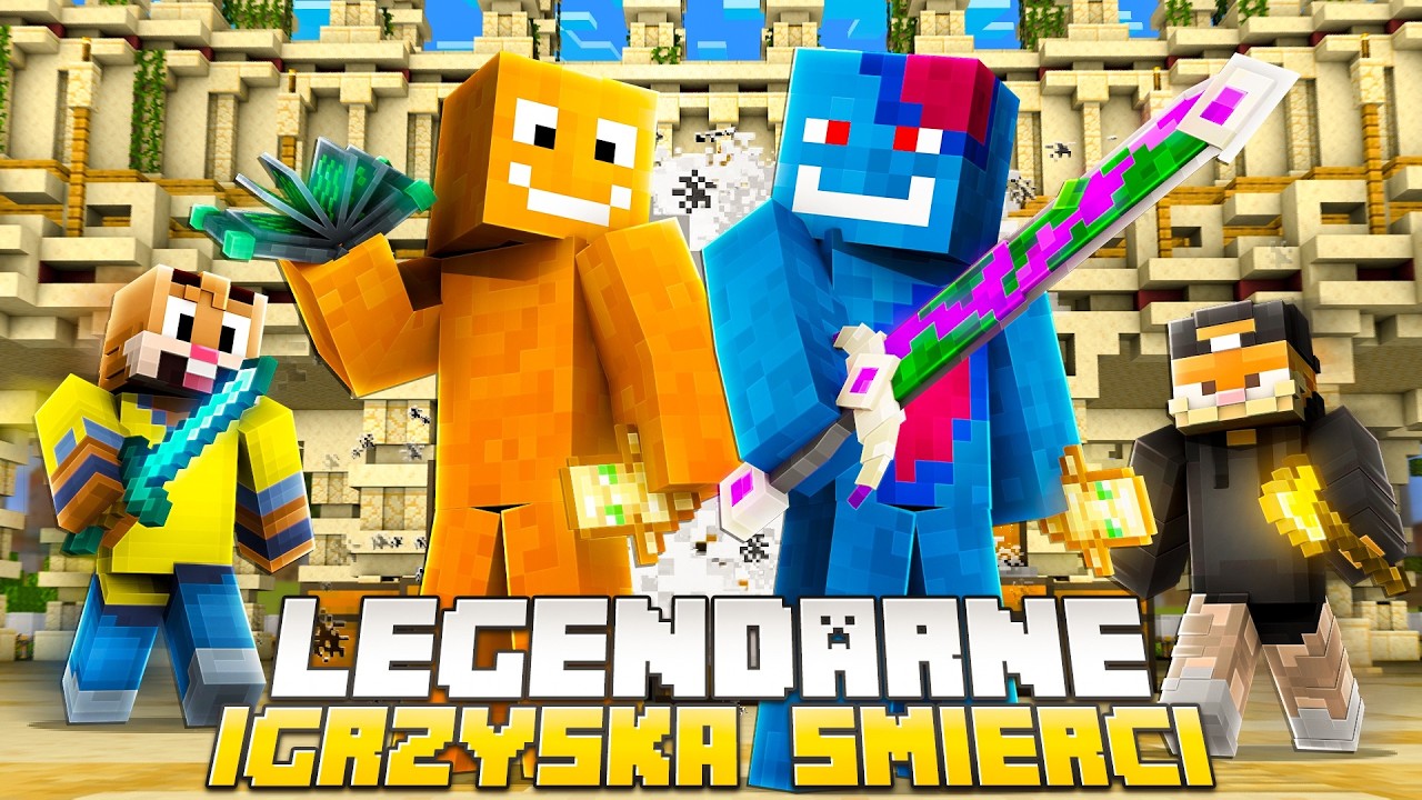 100 GRACZY SYMULUJE LEGENDARNE IGRZYSKA ŚMIERCI!