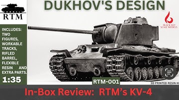 In Box Review RTM KV 4 | 3D Resin Printed kit