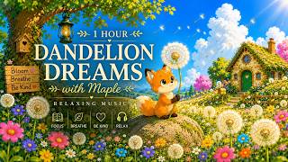 🍃 Dreamy Dandelion Field | Wholesome Garden Ambience with Maple & Moss screenshot 5