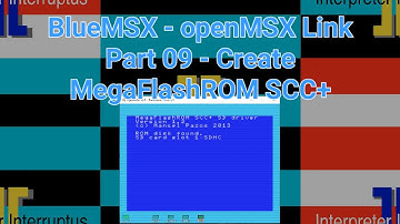blueMSX - openMSX Link Part 09 - Create MegaFlashROM SCC+ を作成