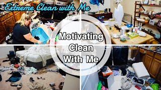 Extremely Motivating Clean with Me l Whole House Clean