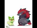 体のサイズまでは再現できないゾロアーク　#shorts #pokemon