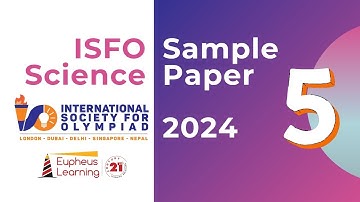 ISFO Science Olympiad Sample Paper Class 5