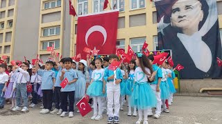 23 Nisan 2024 Şehit Gürcan Ulucan Anaokulu Türk Çocuğusun Etkinliği