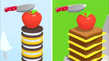 Slice It All Gameplay! Satisfying and Relaxing ASMR Slicing Video