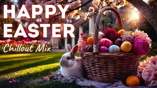 Happy Easter Chillout with Bunny & Flowers 🌸 Soothing Lounge Music