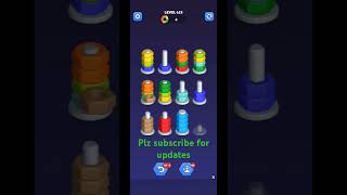 nut sort puzzle game level 623 solution