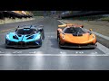 Bugatti Bolide 2024 vs Koenigsegg Jesko 2023 at Old SPA