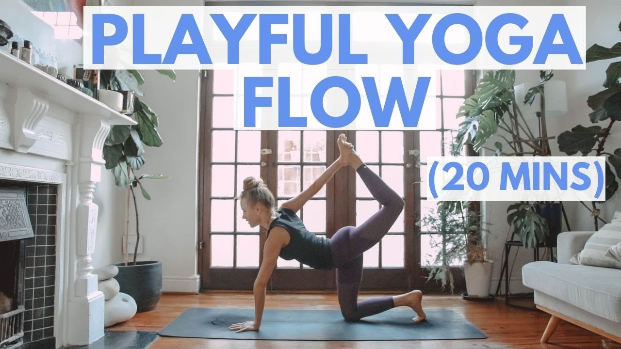 Vinyasa Yoga Flow: 20 Min PLAYFUL Energising Yoga Workout (Intermediate)