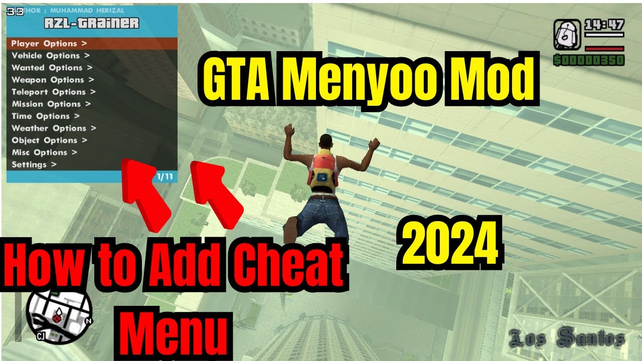 How to download Cheat Menu in Gta san andreas PC. - YouTube