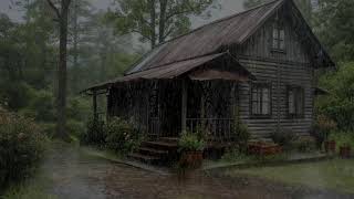 Soothing rain ambience promoting recovery balancing mind for deep restorative calm