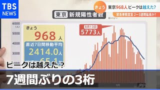 【解説】東京の感染者９６８人、７週間ぶりの３桁 ピークアウトした？［新型コロナ］【Nスタ】