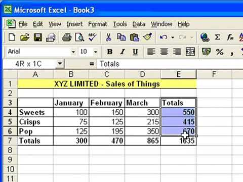 Microsoft Excel Tutorial for Beginners 1 - YouTube