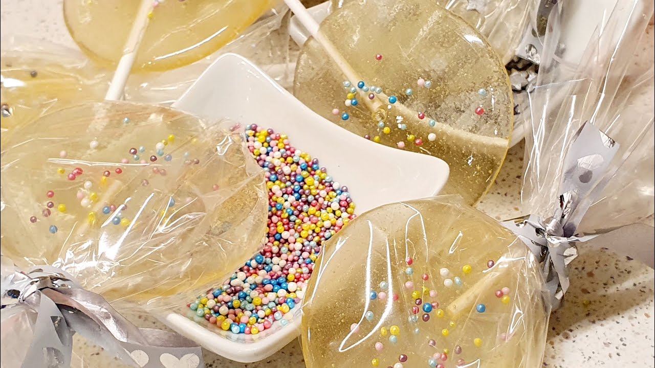 طريقة صنع مصاص لتزيين الكيك بالسكر العادي , وبدون ايزومالت