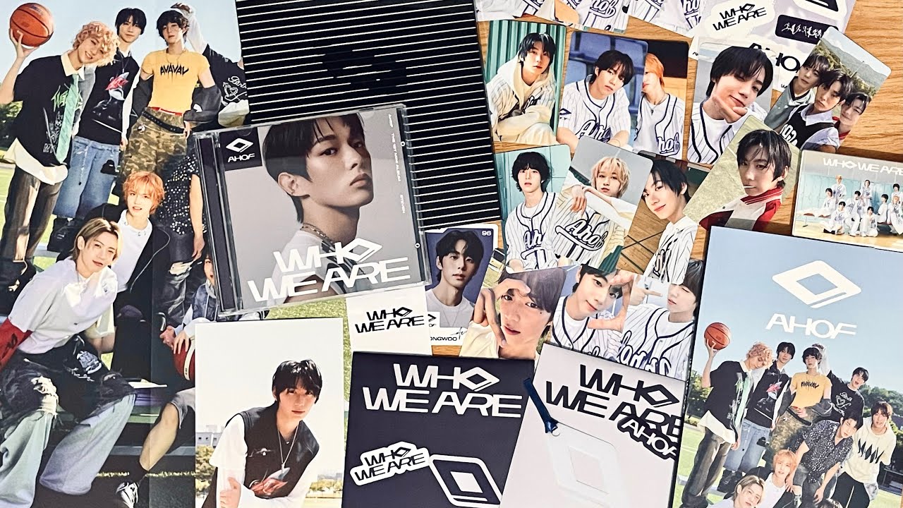 unboxing AHOF 1st mini album: who we are