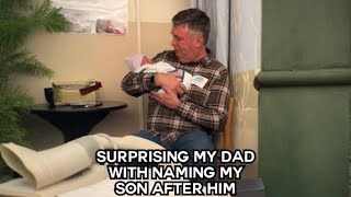 Dad Finds Out Grandson Is Named After Him 💕 | OKAY REALLY