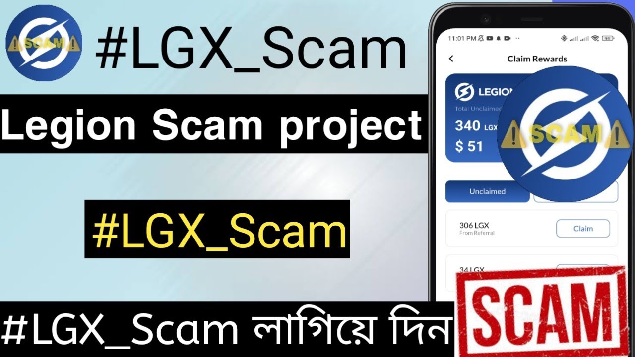 Legion network Scam tag || 