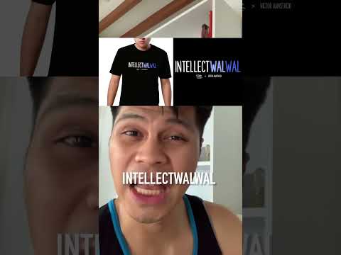 Victor Anastacio AUG. 19 box theater show + @linyalinya INTELLECTWALWAL t-shirt. Exciting times!