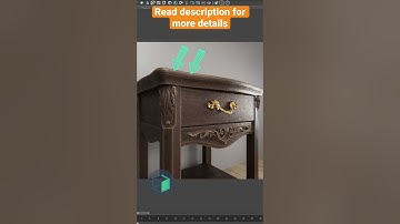 Corona render old chipped wood paint #3dsmax #coronarender #archviz