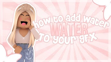 HOW TO ADD WATER TO YOUR GFX! (with blender 2.79)