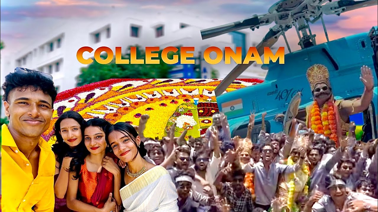 MY FINAL YEAR ONAM CELEBRATION AT MY AJK COLLEGE 😍💝 | 