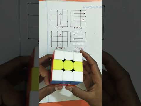 Rubik's cube solve magic tricks 3 by 3 #shorts #viral #rubikscube