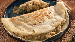 Upvas Special - Sabudana Dosa with Aloo Sabji | उपवास का डोसा और आलू की सब्जी | Breakfast Recipes