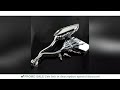 2pcs Universal Motorcycle Rearview Mirror With Screw Aluminium Alloy Scooter Skeleton Hand Refit Mot