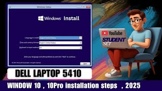 How to install window 10 Prow 2025 | Laptop main window kaise Dale | Dell Laptop  window install.