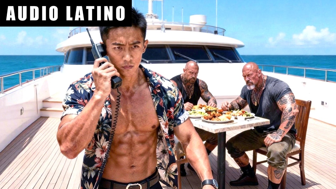 Audio Latino- Agente se infiltra en un yate para buscar al objetivo, sin saber que el desastre llega