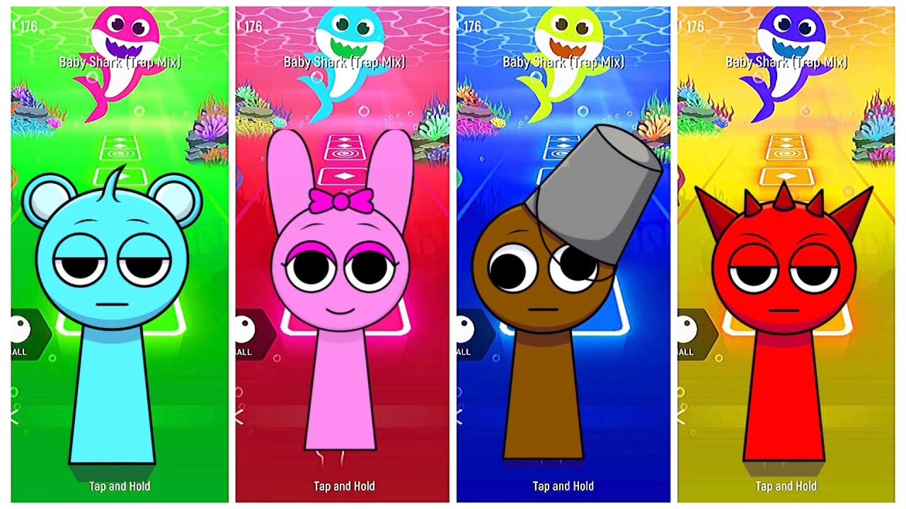 ⭐ SPRUNKI Incredibox - Coffin Dance Song (COVER) Tiles Hop EDM Rush