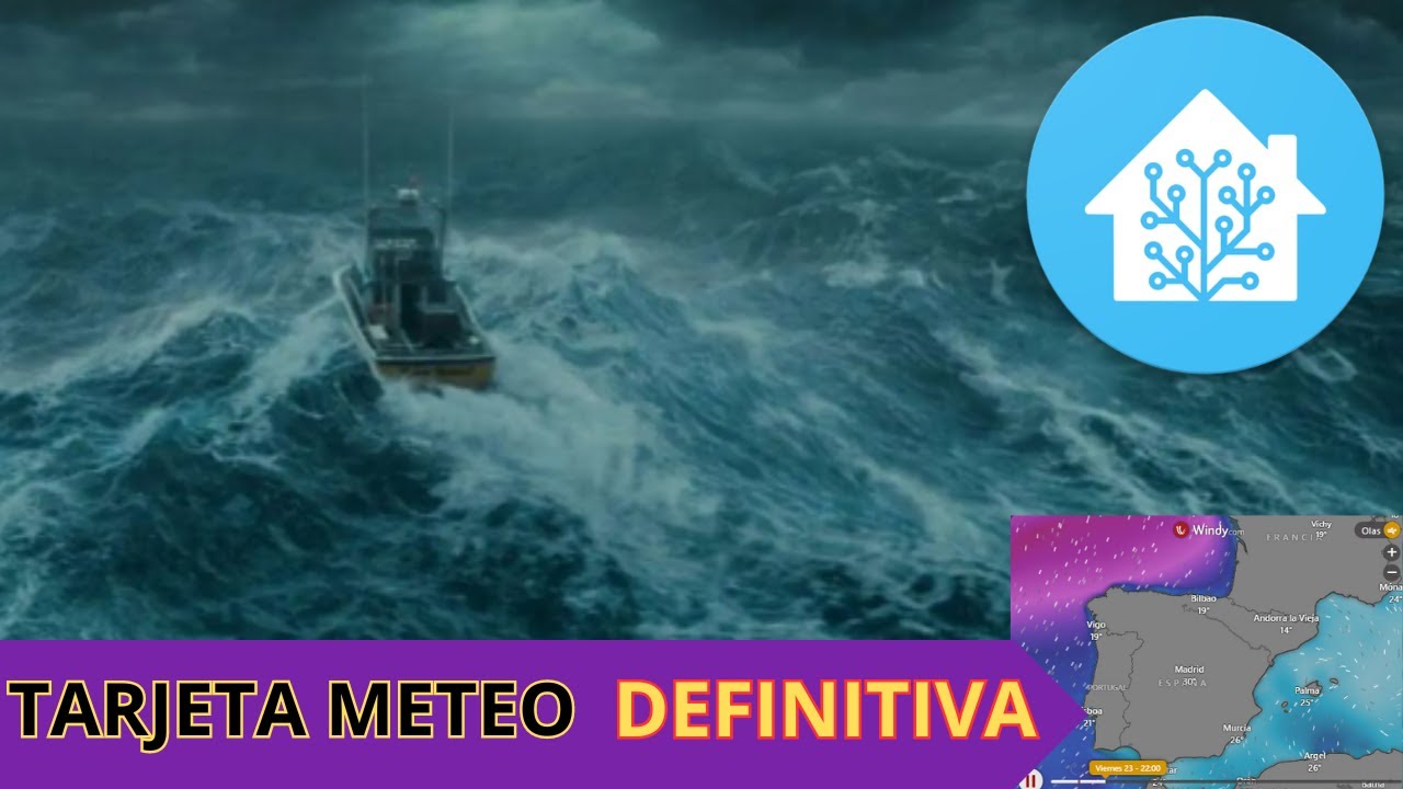 Radar METEOROLOGICO en tiempo real Home Assistant, FACIL!