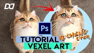 Tutorial Vexel Kucing || Adobe Photoshop screenshot 1