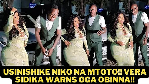 USINISHIKE!!! VERA SIDIKA WARNS OGA OBINNA AT THEIR PHOTO SESSION!!