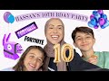 Celebrating Hassan&#39;s 10th Birthday Party🥳  VR Games &amp; Fortnite Birthday Party #fortnite