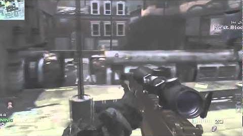 MW3 epic no scope double kill!